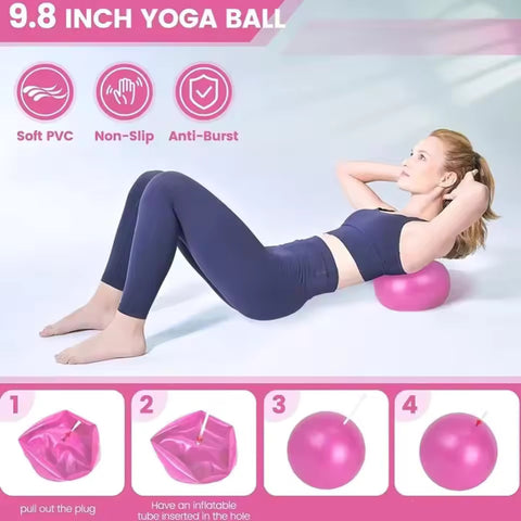 13 Pcs Portable Pilates Ball Set