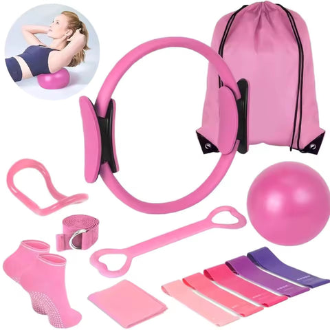 13 Pcs Portable Pilates Ball Set