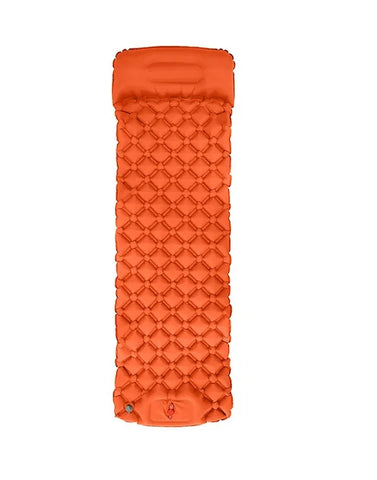 Camping Tent Air Mattress Ultralight One Person Moisture-Proof Pump Built In Air Mat Tent Sleeping Pad With Pillow