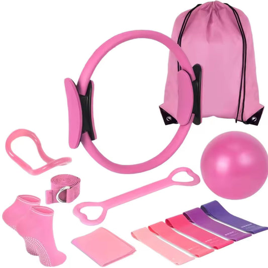 13 Pcs Portable Pilates Ball Set