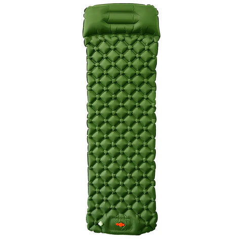 Camping Tent Air Mattress Ultralight One Person Moisture-Proof Pump Built In Air Mat Tent Sleeping Pad With Pillow