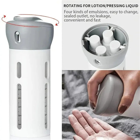 4 In 1 Portable Travel Liquid Dispenser