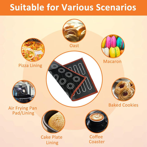 PERFORATED SILICONE BAKING MAT NON-STICK OVEN SHEET