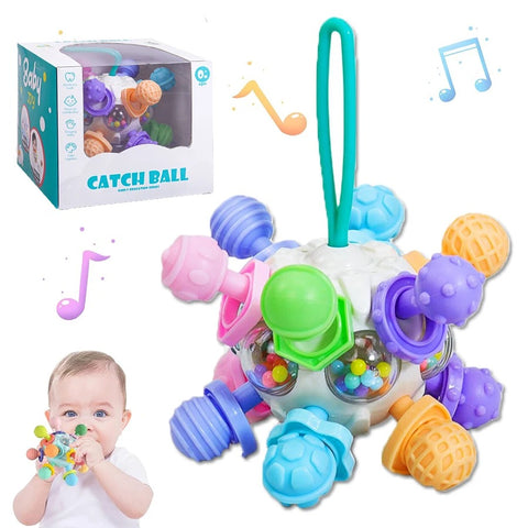 Rotating Rattle Ball Grasping Activity
