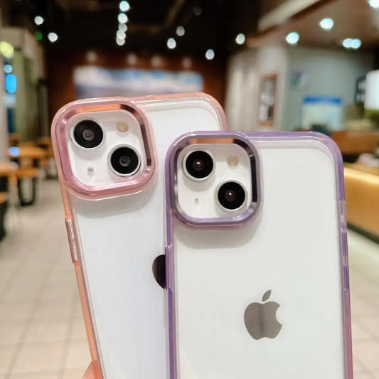 LUXUCY ACRYLIC METAL LENS PROTECTION CLEAR CASE