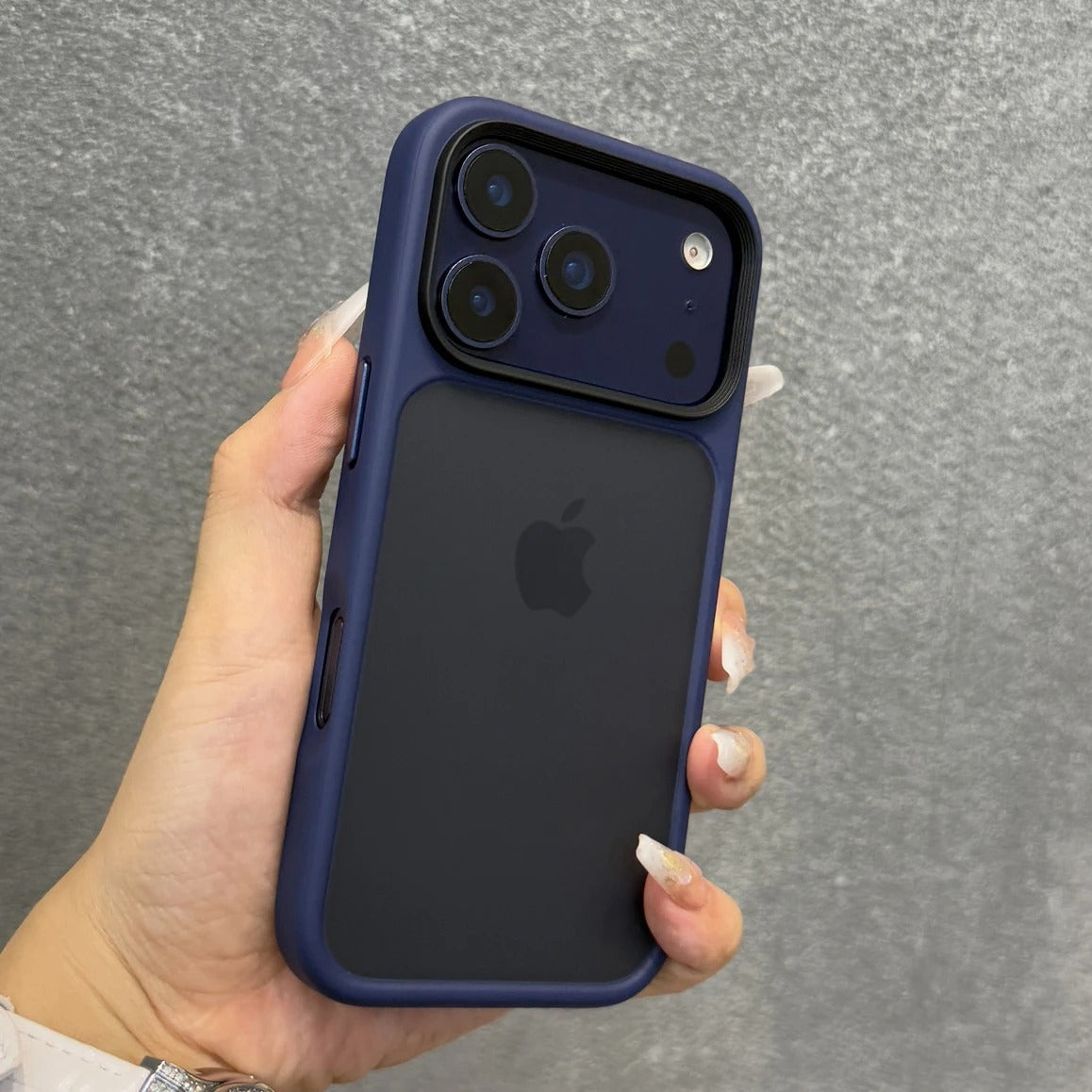 Luxury Shield Matte Transparent Phone Case for iPhone