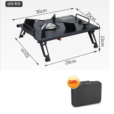 Lohas Camping Desktop Burner, Grate and Table