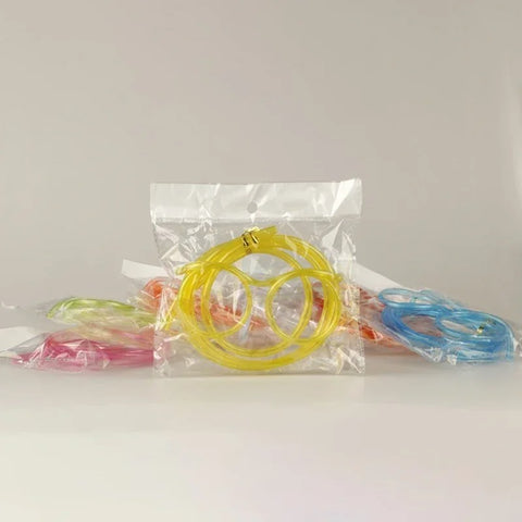 Reusable PVC Glasses Flexible Drinking Straw