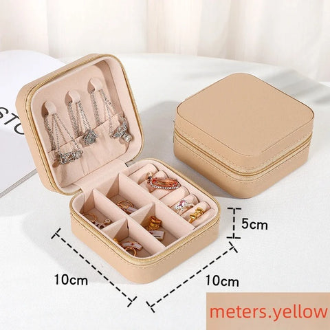 Portable Mini Jewelry Storage Box