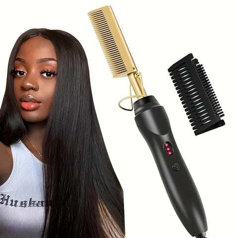 Electric Hot Comb – Hair Straightening