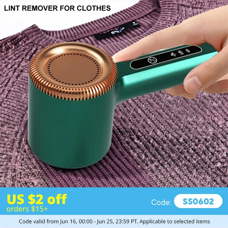 Rechargeable USB Lint Remover