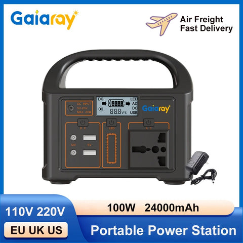 100W Solar Power and Generator Kit