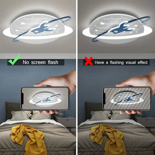 Modern LED Rocket Ceiling Light – 220V