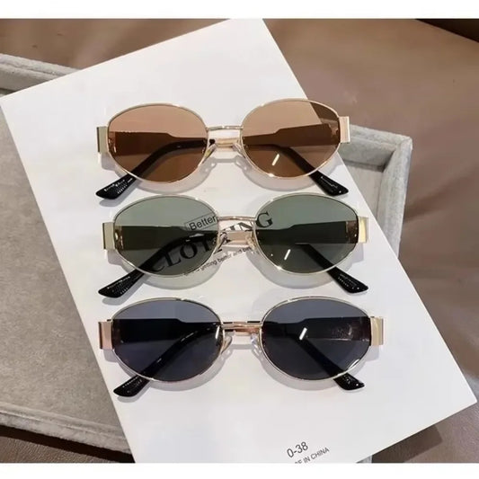 Luxury Metal Frame Sunglasses