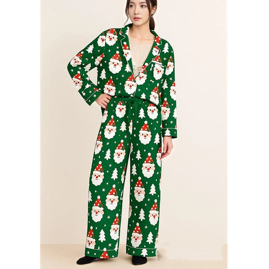 Women’s Christmas Santa Claus Pajamas Set