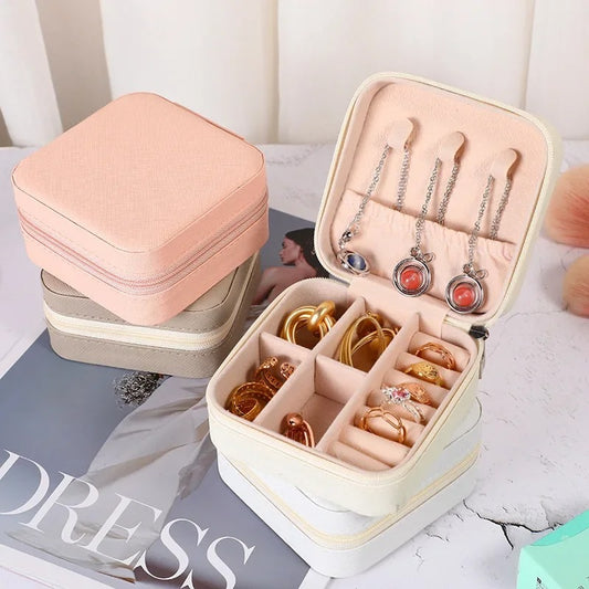 Portable Mini Jewelry Storage Box