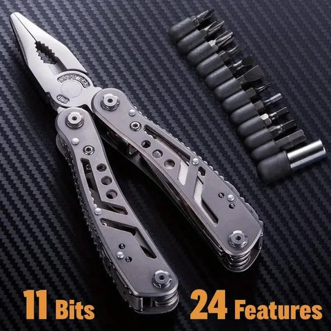 24-in-1 Professional Multi-tool – Compact Survival Gear