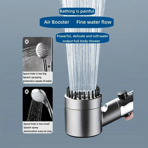 4-Mode High-Pressure Shower Head with Filter