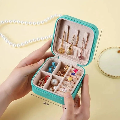 Portable Mini Jewelry Storage Box