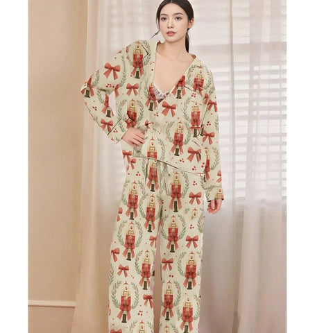 Women’s Christmas Santa Claus Pajamas Set