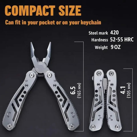 24-in-1 Professional Multi-tool – Compact Survival Gear