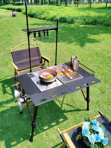 Lohas Camping Desktop Burner, Grate and Table