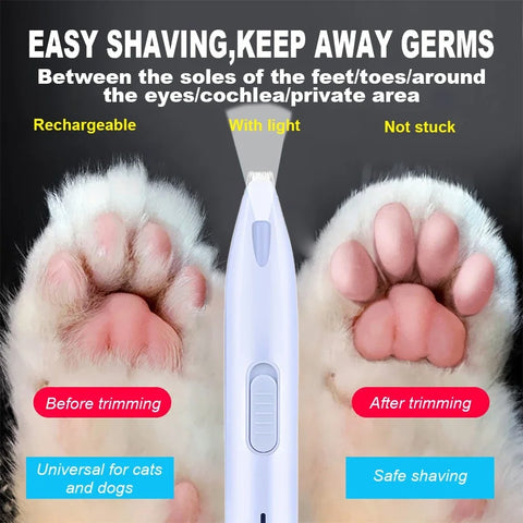 Pet Hair Trimmer with LED