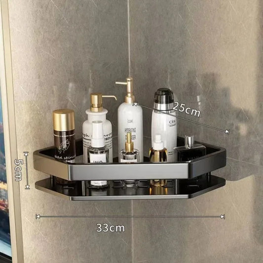 Black Punch-Free Corner Rack