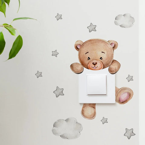 Bear Star Switch Sticker