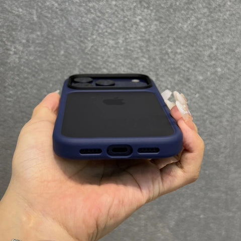 Luxury Shield Matte Transparent Phone Case for iPhone