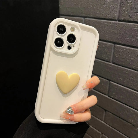 Luxury Cute 3D Love Heart Silicone IPhone Case