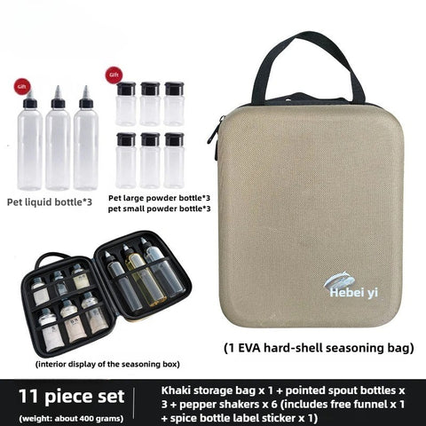 Portable Outdoor Seasoning Bottle Set
