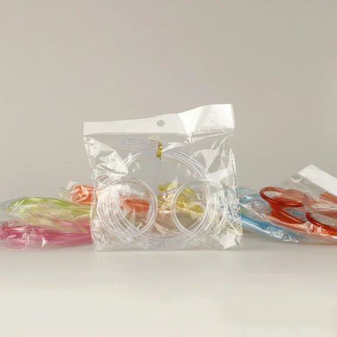 Reusable PVC Glasses Flexible Drinking Straw