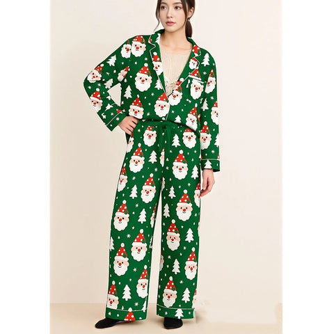 Women’s Christmas Santa Claus Pajamas Set