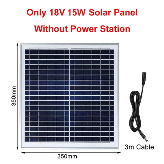100W Solar Power and Generator Kit
