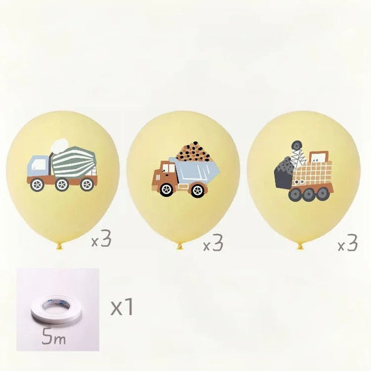 Car Themed Happy Birthday Party Banner