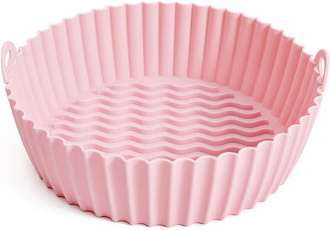 AIRFRYER SILICONE BASKET REUSABLE OVEN BAKING TRAY